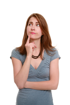 Dilemma - Woman Thinking